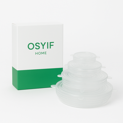 OSYIF Home Set of 6 Reusable Silicone Stretch Lids